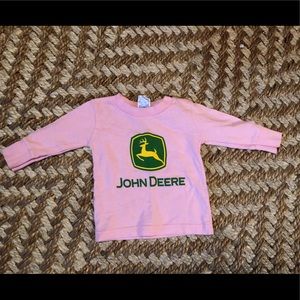 John Deere Baby Girls Long Sleeve Shirt 6MTHS